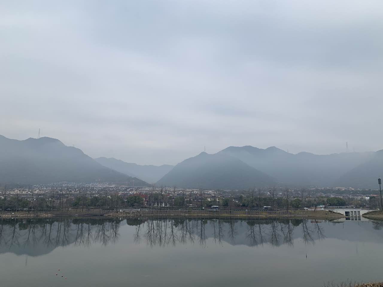 观摩北支江水上运动中心亚运场馆